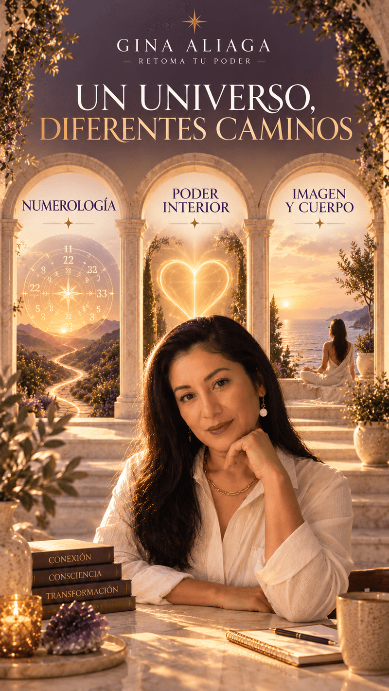 Gina Aliaga — Retoma tu Poder: un universo, diferentes caminos